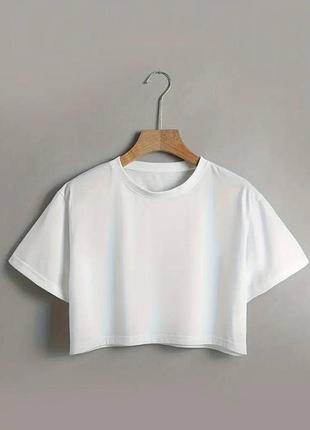 Жіночий білий топ короткий розмір м