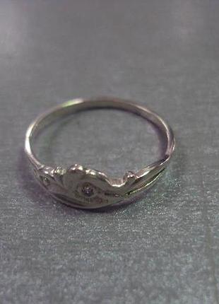 Кольцо женское серебро вес 1,21 г, размер 16 №135