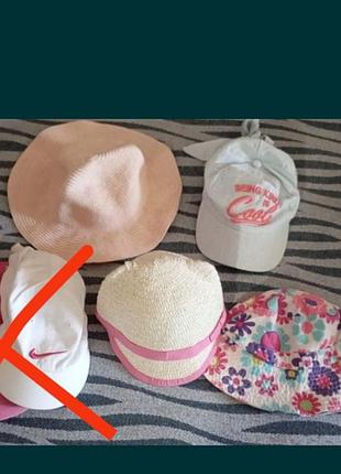 Кепки для дівчинки 2-4 роки
nike h&m