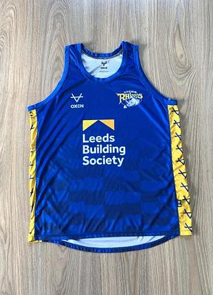 Мужская регбийная майка джерси oxen leeds rhinos