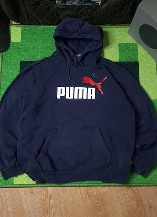 Оригінальне худі puma pink розмір l базове худі пума, толстовка adidas, nike спортивна кофта