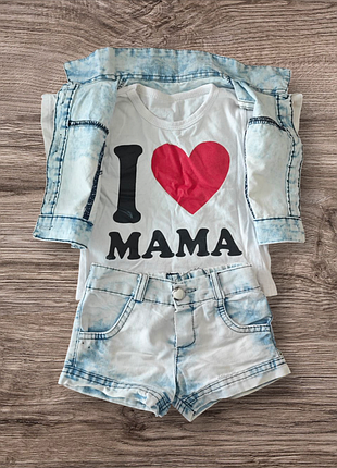 Летний костюм на девочку