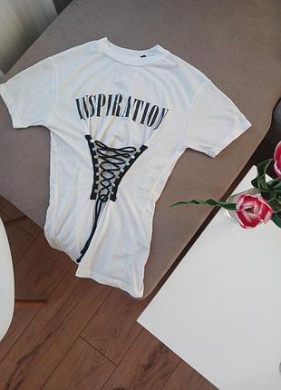 Футболка зі шнурівкою topshop