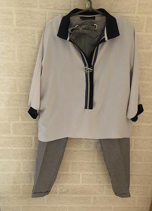 Костюм блузка з штанами