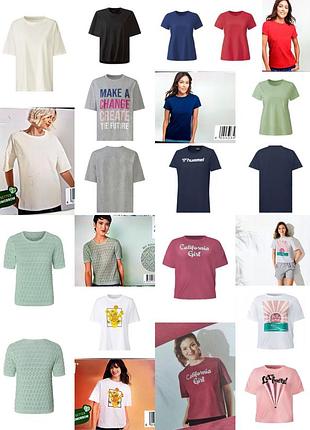 Шикарная женская футболка esmara размер s m l xl