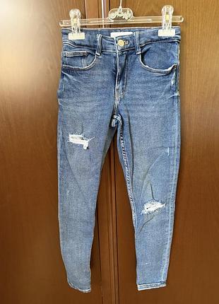 Джинси zara на 10 років 140 см