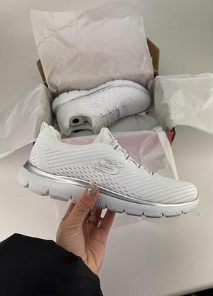Кроссовки skechers summits fast attraction 149036 wsl (km5334) white,