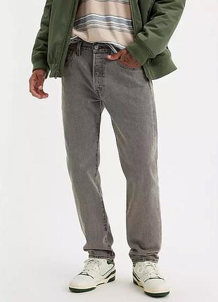 Джинси levi's premium 501® original fit men's jeans сірі w32l34