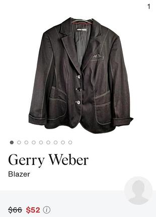 Джинсовый блейзер gerry weber