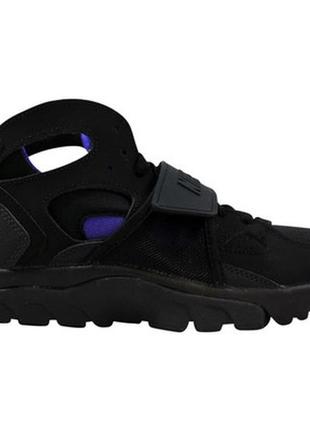 Кросівки сникеры оригинал huarache black/anthracite-prestine violet-h nike705254  35,5