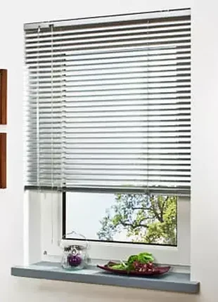 Жалюзи горизонтальные, серебристые n° 1