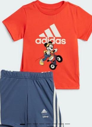 Комплект футболка и шорты adidas disney mickey mouse