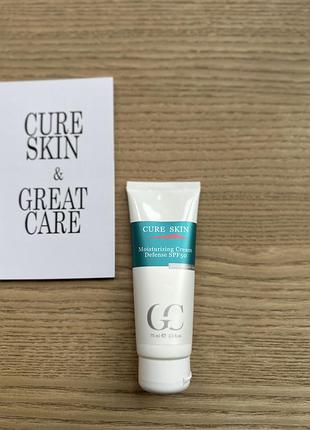 Cure skin moisturizing cream defense spf-50 ☀️- зволожуючий крем spf-50