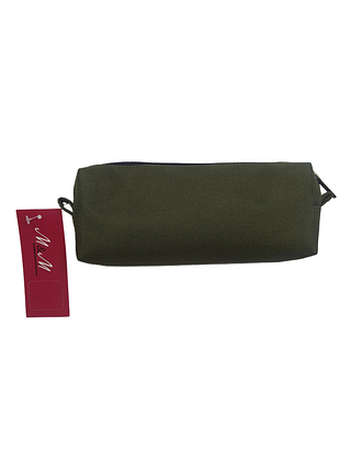 Пенал школьный косметичка м&amp;м 210х80х40 хаки (213729)