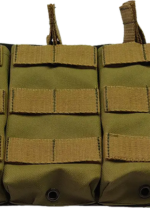 Подсумок открытый для магазинов м&amp;м серия а иии 3шт вид 1 coyote койот (213407)