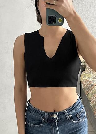 Топ жіночий boohoo чорного кольору, xs/s