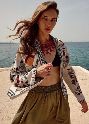 Піджак вишиванка в етно стилі