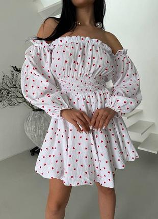 Сукня, сукня з сердечками