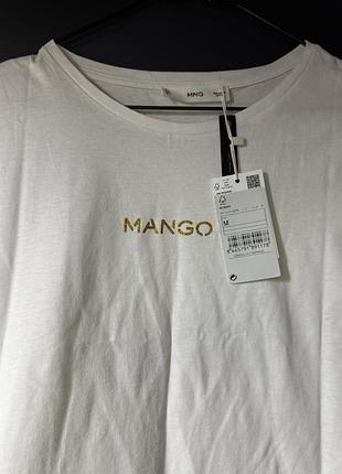 Футболка базова mango , футболка біла с