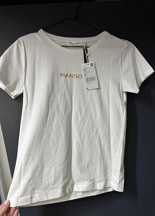 Футболка базова mango , футболка біла с2 фото