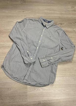 Рубашка в полоску tommy hilfiger