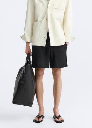 Шорти зі 100% льону zara 2634/601/800
