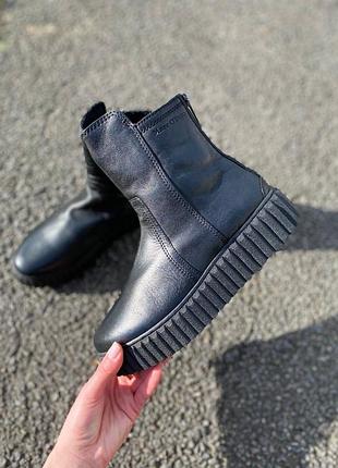 Полуботинки утепленные кожаные оригинал marc o appolo р.37-41