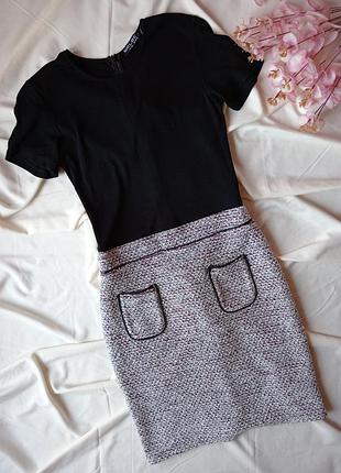 Платье мини, приталенное, узкий размер 44