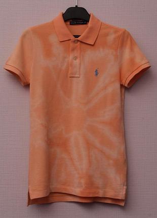 Polo ralph lauren рр xs поло из хлопка женское tie dye