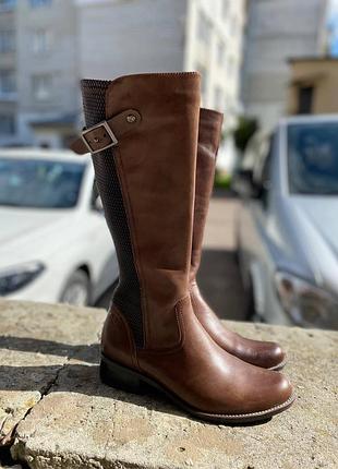 Чобітки шкіряні оригінал caprice рр.37.5