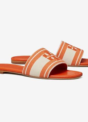 Double t jacquard slide tory burch 2