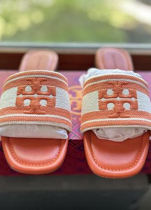 Double t jacquard slide tory burch 5