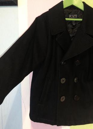 Шикарне пальто для модника 7-8 років5 фото