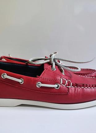 Кожаные топсайдеры лоферы мокасины от ralph lauren telford made in ausa ➡️ 7е/40р/стелька 26см