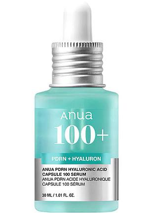 Зволожувальна сироватка з гіалуроновою кислотою anua - pdrn hyaluronic acid capsule 100 serum,30 мл