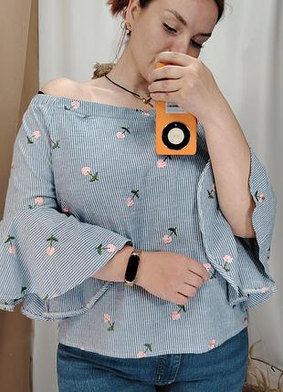 Блуза с вышивкой 🌸