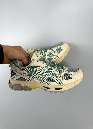 Asics gel kahana 8 new beige mint кросівки чоловічі та жіночі розміри 36-46