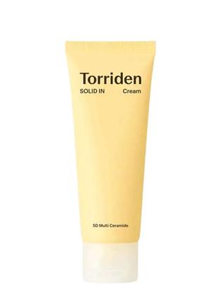 Зволожувальний крем для обличчя з церамідами torriden solid in - ceramide Cat, 70 мл