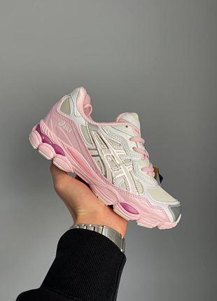 Кроссовки asics gel nyc x kicki yang Gel-1090 cream pink