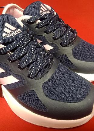 Новые женские кроссовки для бега, adidas, размер 36, стельки 23 см, полиэстер,весное лето,цвет синий