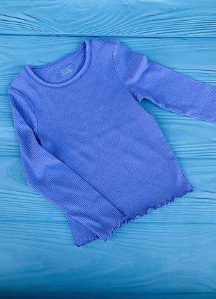 Нова кофта в рубчик 128 розмір для дівчинки фіолетова