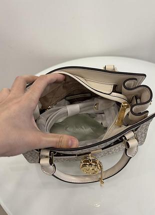 Сумка брендова michael kors hamilton small leather satchel оригінал2 фото