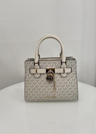 Сумка брендова michael kors hamilton small leather satchel оригінал