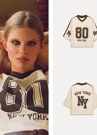 Футболка zara new york