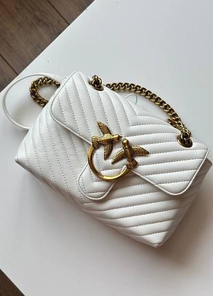 Сумка pinko, белая сумка pinko
