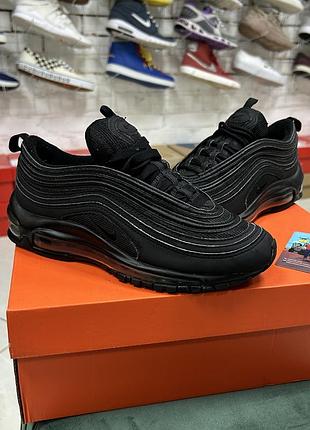 Чорні кросівки nike air max 97 vapor max 95 tn plus 95 scorpion 720