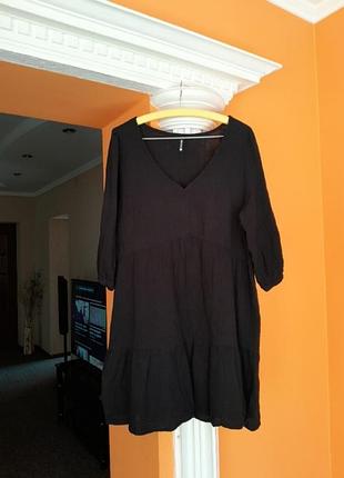 Платье натуральное муслиновое