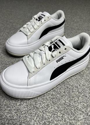Кеди кросівки жіночі шкіряні puma suede mayu розмір 39