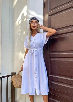 Літня сукня з жатки