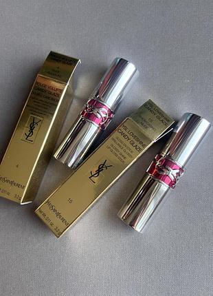 Yves out laurent rouge volupte candy glaze помада-бальзам для губ